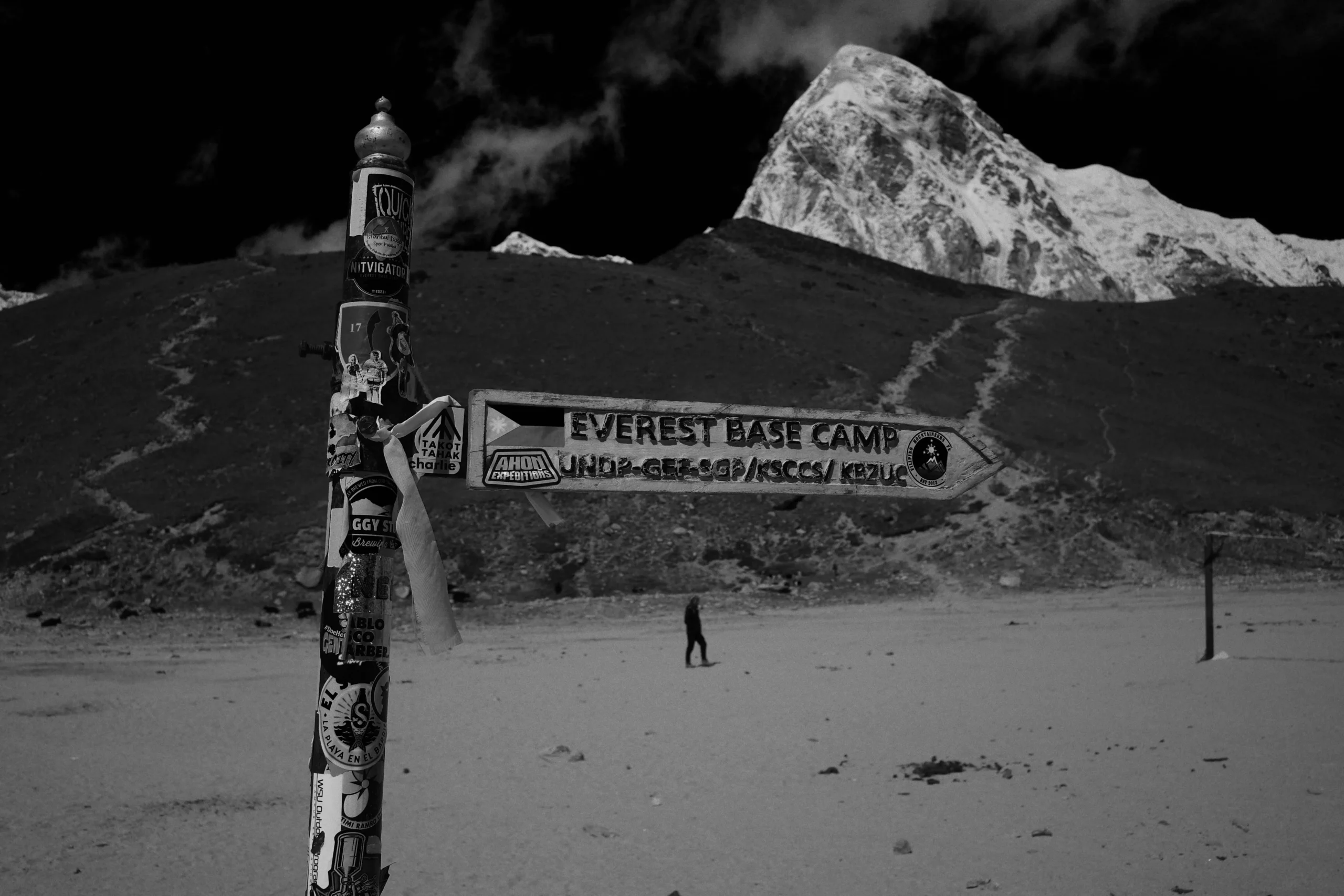 Everest Base Camp Sign