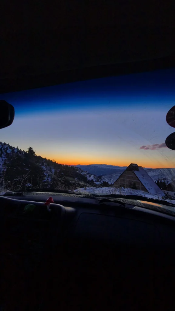Shar mountains sunrise