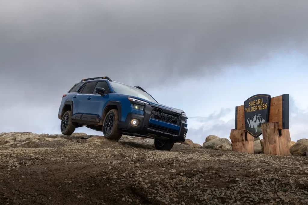 Subaru outback wilderness off road