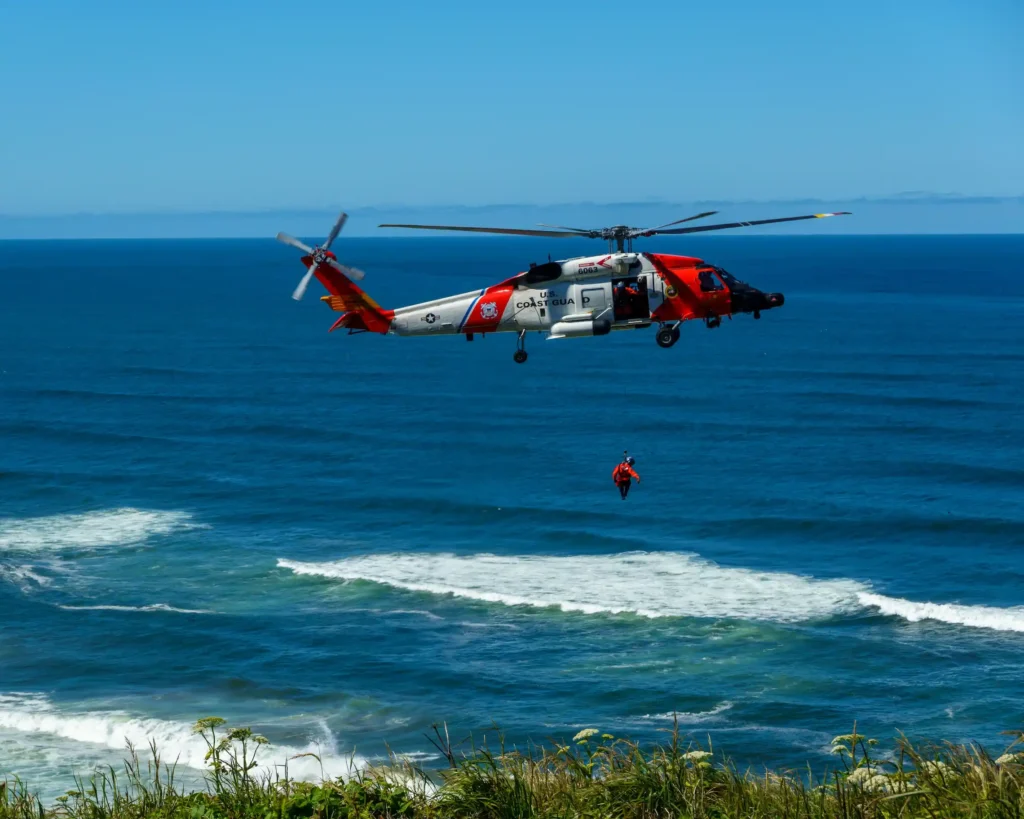 coast guard helicopter rescue