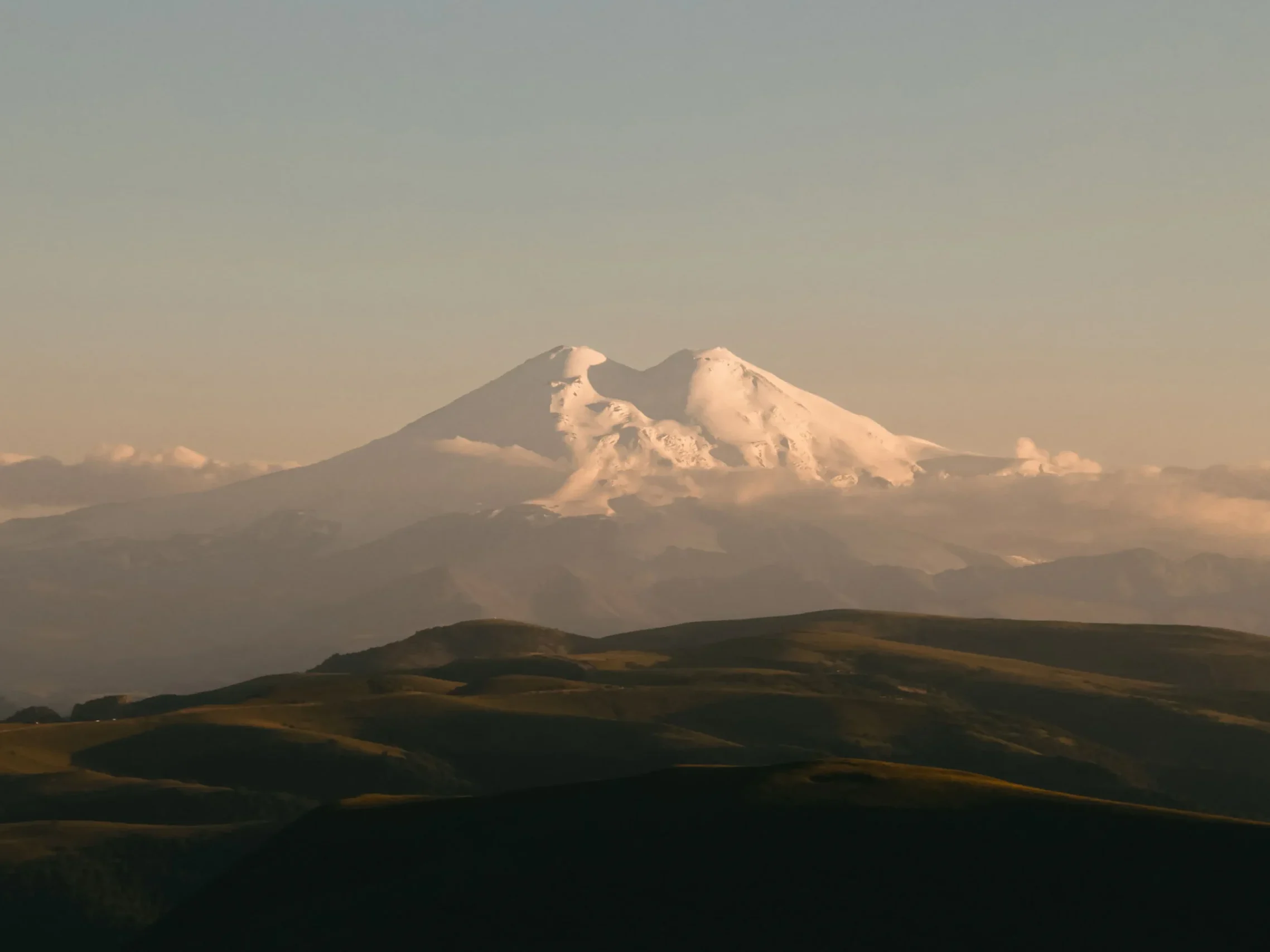 mount elbrus from a distance
